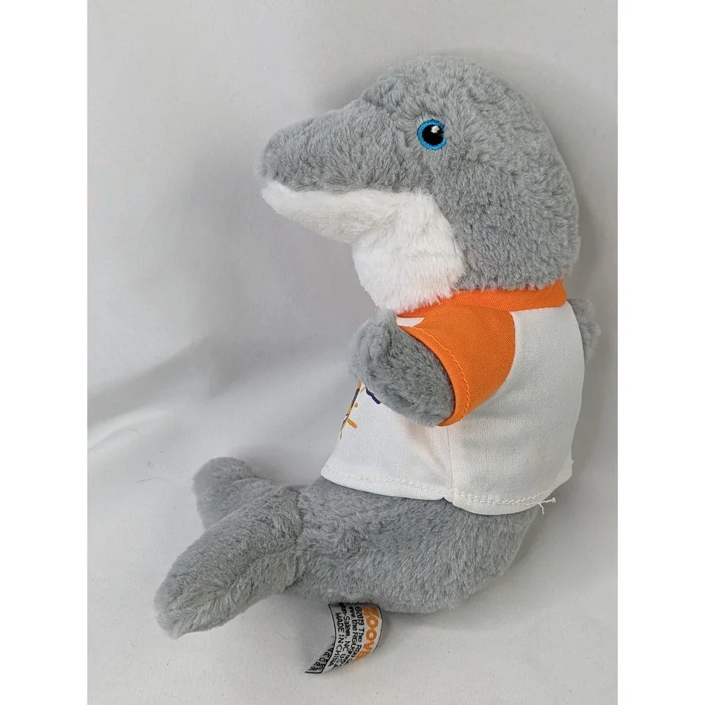 Gray Dolphin Porpoise Plush 9 Inch Florida Shirt Zoovenir 2019 RGU Group Stuffed